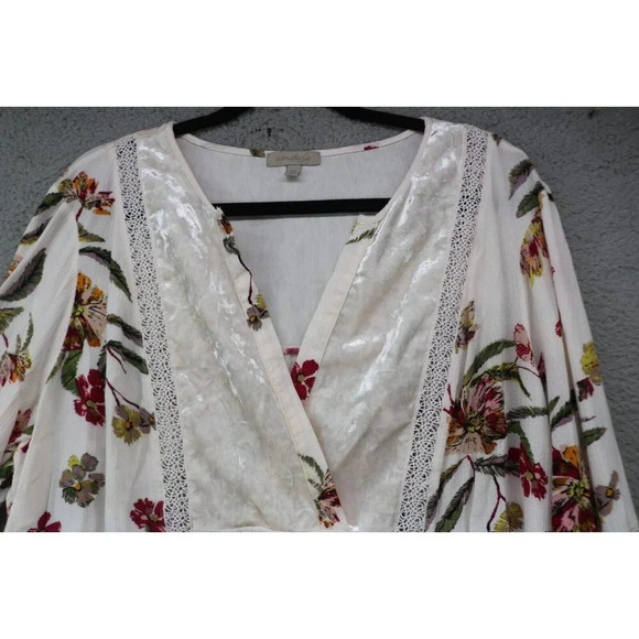 Wonderly Women's Floral Tunic Top-Size 3X-Velvet - Picture 2 of 7